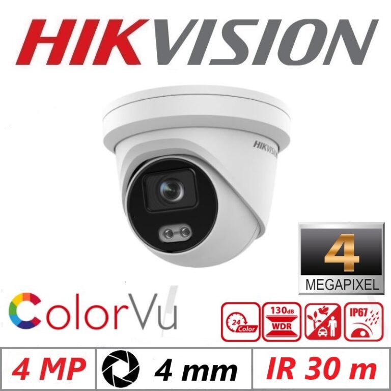 HIKVISION COLORVU Kamera DS 2CD2347G2 L 4mm Alarmpoint