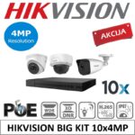 alarmpoint - hikvision - IP komplet 10 x 4mp