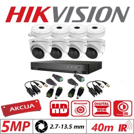alarmponit - hikvision - Varifocal Dome komplet