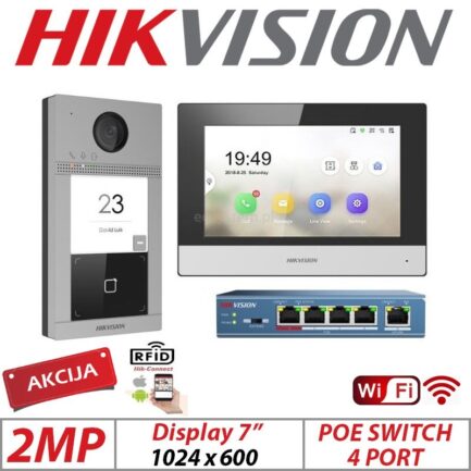 alarmpoint - hikvision - IP Komplet 1 stan