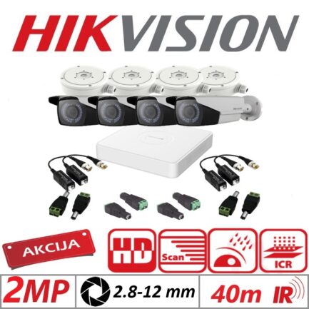 alarmponit - hikvision - Bullet komplet 2MP