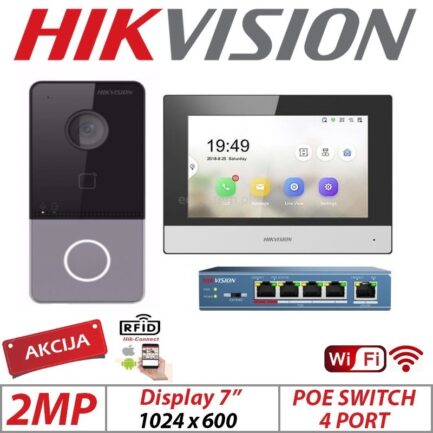 alarmpoint - hikvision - IP Komplet 1 stan-PVC