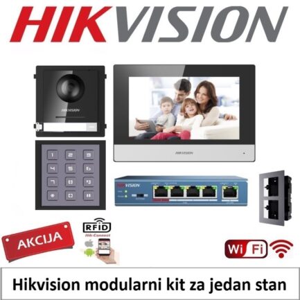 alarmpoint - hikvision - modularni IP Komplet 1 stan