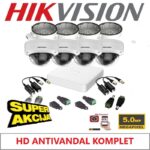 alarmpoint - hikvision hd antivandal komplet 4 x 5mp