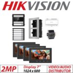 alarmpoint - hikvision - komplet za četiri stana 2 wire