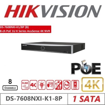 alarmpoint - hikvision - DS-7608NXI-K1-8P